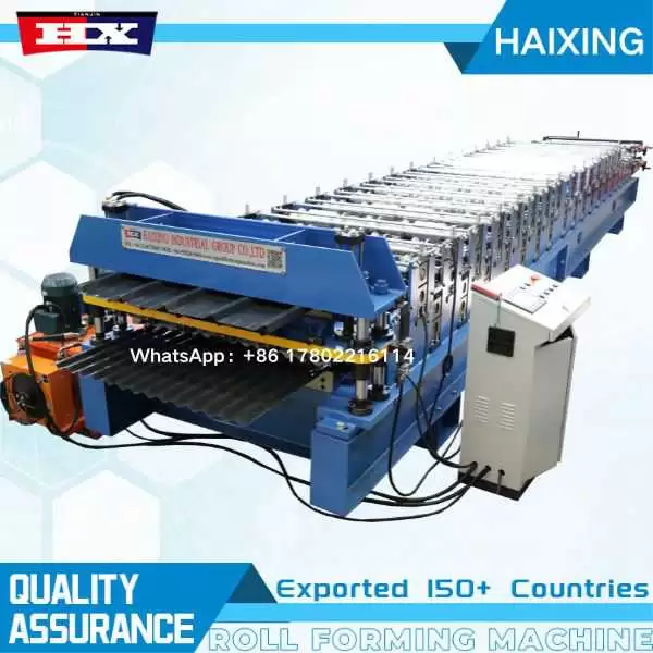 1000 and 988 double layer roofing machine
