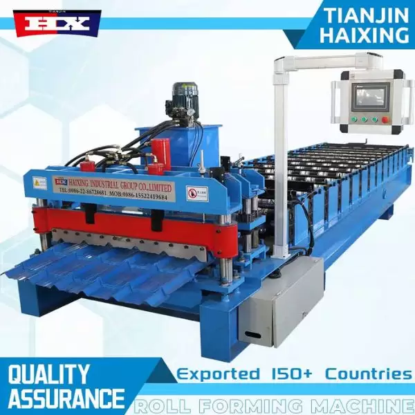 glazed tile roll forming machine metal roofing til 1095