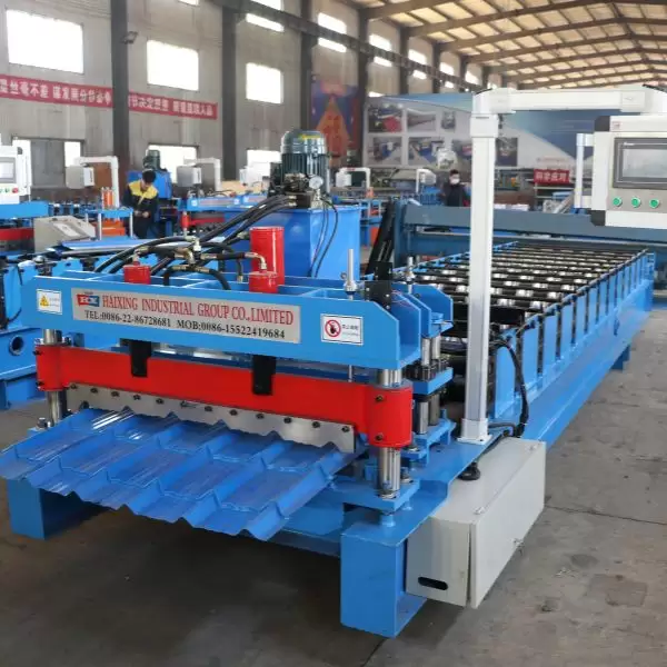 glazed tile roll forming machine metal roofing til 1095