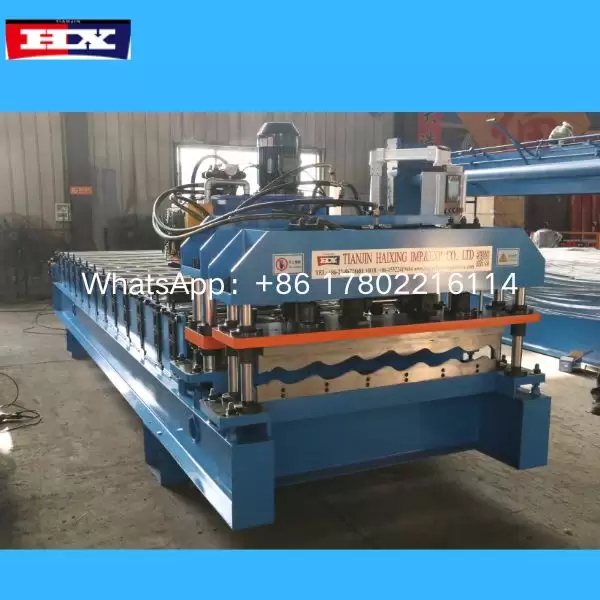 glazed tile roof forming machine