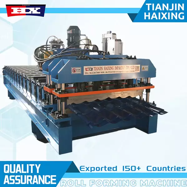 glazed tile roof forming machine