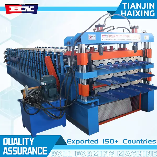 Three Deck Roof Sheet Machine