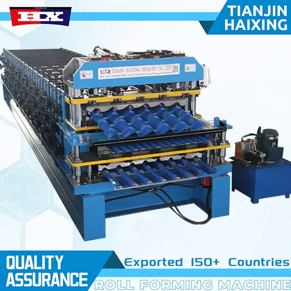 Triple Deck Roofing Tiles Making Machinery
