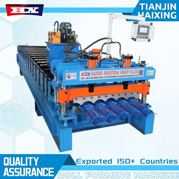 glazed roll forming machine