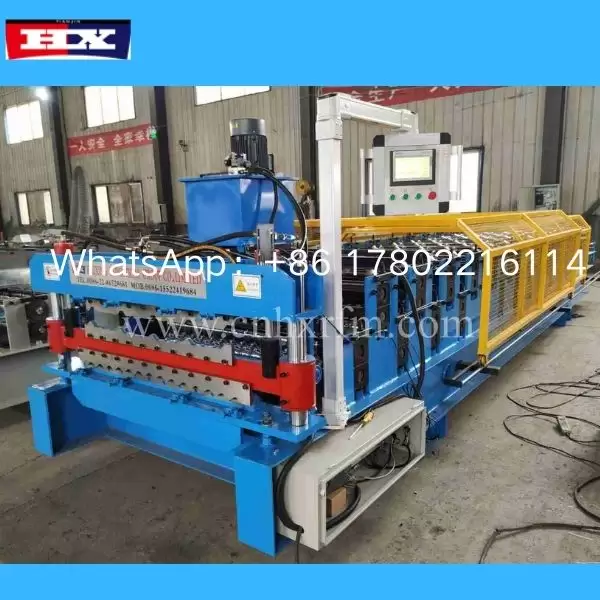 double layer trapezoid roll forming machine