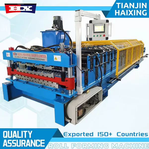 double layer trapezoid roll forming machine